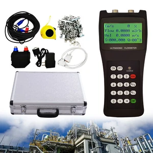 DN50-DN700 Ultrasonic Liquid Flow Meter TDS-100H w/M2 Digital Handheld FlowMeter - Picture 1 of 13