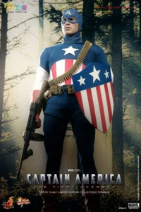 Hot Toys 1/6 Mms205 2013 Toy Fairs Captain America Limited Edition In Stock New - Picture 1 of 6