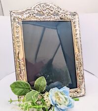 Large Sterling Silver Photo Frame, Carrs Of Sheffield, Hallmarked 1992