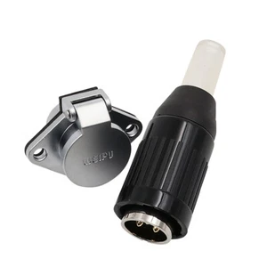 WP20 2/3/4/5/7/9/12Pin Electrical Aviation Connector Plug Socket Male Female - Picture 1 of 27