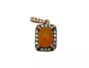 0,1ctw natürlicher Diamant Anhänger | 14k Rotgold | 1,6 Gramm - Bild 1 von 6
