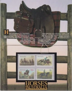 Horses of Australia - 1986 (Presentation Pack) (CV$5) - Picture 1 of 2