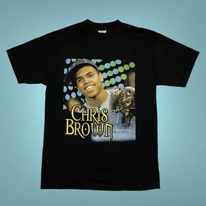 Y2K Chris Brown X Bow Wow Tour Tee 2000s Rap Tee Size Medium Band Tee  - Picture 1 of 5