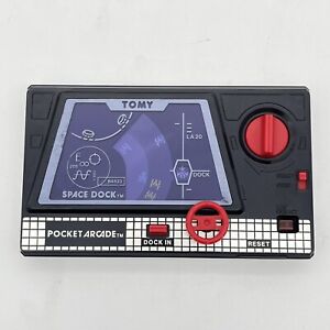 TOMY Pocket Arcade Space Dock Vintage 1982 Handheld Game Japan - Tested Working