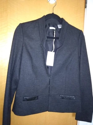  Chaqueta Mujer, Marca Gris Suave La Redoute, Talla 10, Nueva con etiquetas Foto 1 de 4