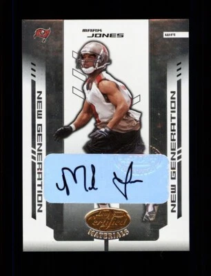 2004 LEAF CERTIFIED #186 MARK JONES NEW GENERATION ROOKIE RC AUTO /1000 - Image 1 of 2