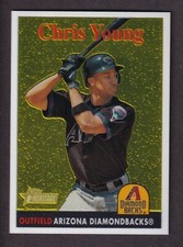 Chris Young 2007 Topps Chrome Heritage Card #102 Diamondbacks /1958