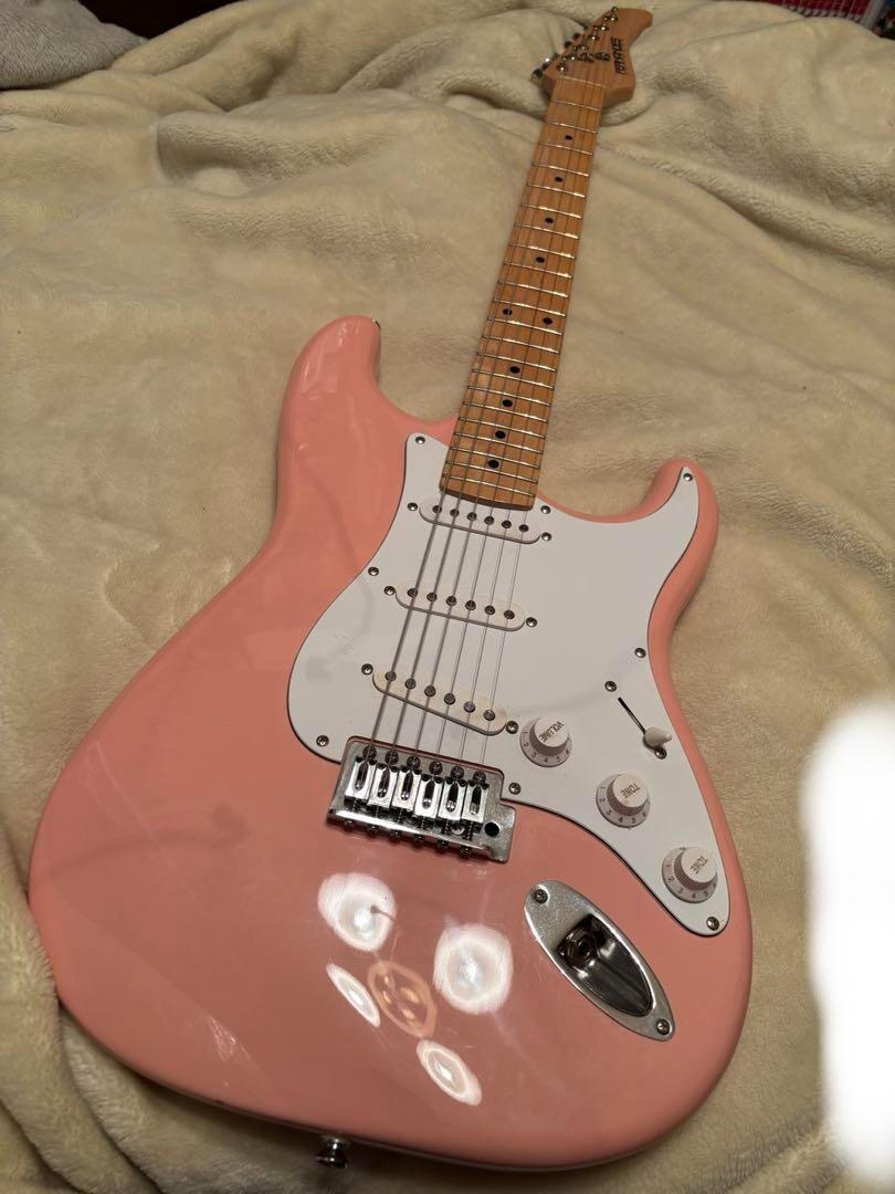 FERNANDES STJ カスタム Jackson風カスタム品 ピンク FERNANDES