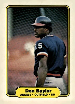 1982 Fleer #451 Don Baylor - Image 1 of 2
