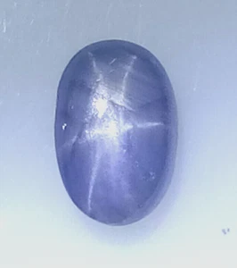2.15 Cts 100% Natural Bluish Gray Star Sapphire Oval Loose Gemstone - Picture 1 of 3