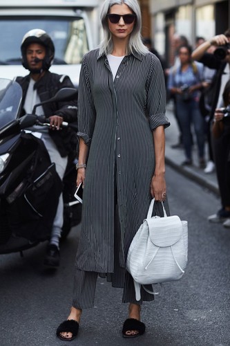 VALENTINO VALENTINA KOVA tunica a righe camicia abito midi small s free people