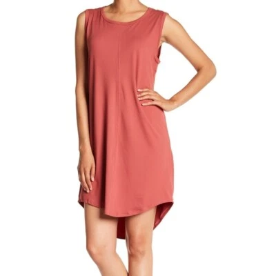 Vestido Bobeau Malva Tejido Espalda Corte Alto Bajo Margarita Talla M Foto 1 de 4