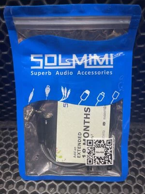 SOLMIMI Headset Splitter Cable 0.8ft 25cm PC Crystal Nylon USA Free Shipping - Image 1 of 2