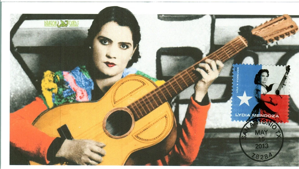 Dragon Card 4786 Lyndia Mendoza Guitarist Mexican-American music - Image 1 of 1