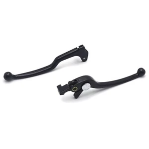 Black Brake Clutch Levers for Suzuki GSR 600/750 97-03 DL650/V-STROM 11-12 - Picture 1 of 7
