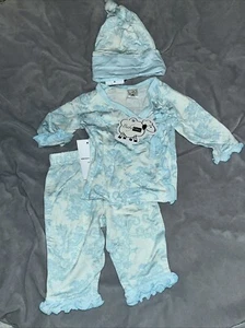 Baby Grey three-piece sleep set 0 to 3 months - Picture 1 of 13