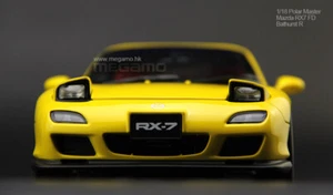 1/18 LCD Polar Master Mazda RX7 FD FD3S Bathurst R Yellow Full Open Diecast - Picture 1 of 14
