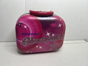 Make Up Hard Case Pink Girls Beauty Kit Hollywood Glamour Distressed Look - Picture 1 of 11