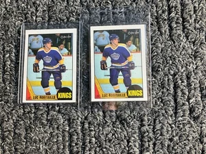1986 Opee Chee Luc Robitaille #42 Rookie Lot (2) HOF Kings/Penguins/Red Wings - Picture 1 of 2