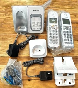 Panasonic KX-TGD532W Telefono cordless 2 telefoni segreteria telefonica digitale (senza scatola) - Foto 1 di 10