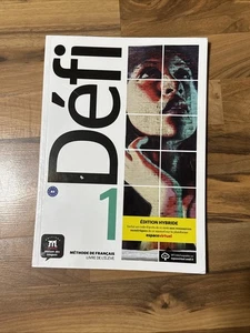 Défi 1 – Édition hybride – Livre de l’élève + audio MP3. A1 [French] [Paperback] - Picture 1 of 3