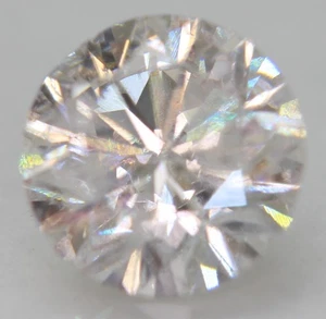 Zertifiziert 1,07 Karat D SI1 runder Brillant natürlicher verstärkter loser Diamant 6,55 mm - Bild 1 von 4