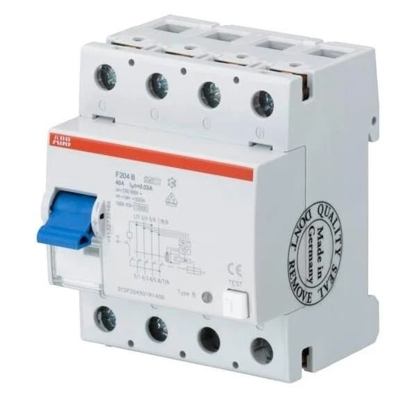 ABB F204B+40/0,03 FI-Schutzschalter TypB+, 4-polig - 40A (2CSF204701R1400)