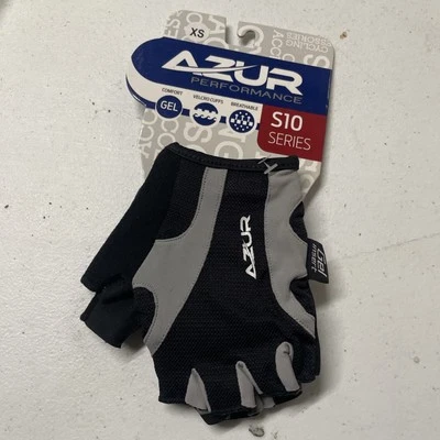 NEW BICYCLE BIKE PART - AZUR GLOVE GLOVES FINGERLESS S10 XS - Image 1 of 4