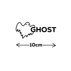 Ghost II Alarmed Window Security x 2 Vinyl Sticker Deterrent car van Camper NEW - Picture 1 of 5