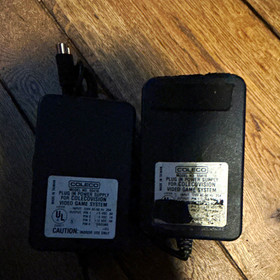 Coleco ColecoVision AC Adapter Power Supply Model 55610 Lot of 2 Black