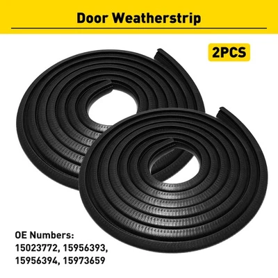 Juego de 2 sellos de goma para puerta para Chevy GMC Suburban C/K 1500 2500 3500 Foto 1 de 4