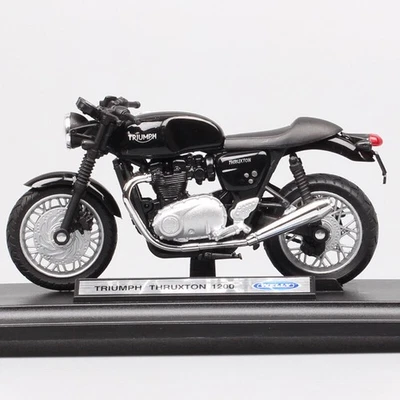Welly 1/18 Triumph Thruxton 1200 R Motorcycle Model Die Casting Racing Model - Image 1 of 4