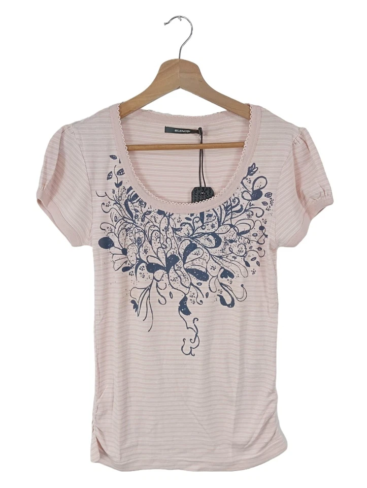 BLEND SHE Camisa de rayas Mujeres Camisa Talla EU 40 rosa look casual - Imagen 1 de 4