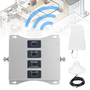 Mobile Signal Repeater Lte800/1800/2100/2600MHz Amplifier 4G LTE 4 Fit - Photo 1 sur 30