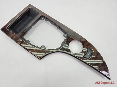 Console central 2008 BMW 535xi 535i 528i 528xi E60 E61 acabamento em madeira escuro 6974721 - Imagem 1 de 4