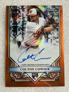 2024 Bowman Sterling-Auto-Orange Refractor•RA-CC•Colton Cowser-OF-RC-Orioles /75 - Bild 1 von 11