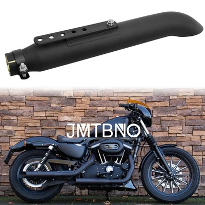 Silenciador de escape largo de 20"" entrada 1,5"-2" para Harley Sportster 883 1200 Foto 1 de 4