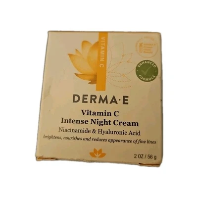 Crema de noche intensa con vitamina C, 2 oz (56 g) derma e Foto 1 de 2
