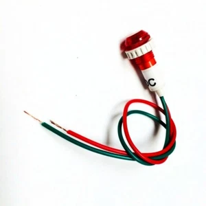 SEGNALATORE LUMINOSO DA PANNELLO A LED 12VDC/VAC - COLORE ROSSO SR - Picture 1 of 1