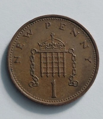 1 centavo nuevo 1971 ELIZABETH.II D. G. REG. Moneda Circulada Original Rara F.D Foto 1 de 2