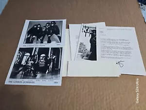 London Quireboys "Promo Press Kit "A Bit Of What You Fancy" Debut 1990 Folder NM - Picture 1 of 22