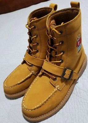 Polo Ralph Lauren Polo Bear Ranger HI II Botas de Camurça Tamanho 4 Juvenil / 5.5 Feminino - Imagem 1 de 4