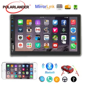 WINCE FM Touch Screen Double 2Din BT Car Radio Stereo Mirror Link USB SD 7 inch - Picture 1 of 12