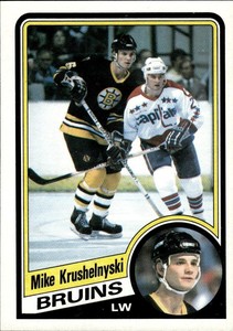MIKE KRUSHELNYSKI 1984-85 Topps Hockey #6 BUY ANY 2 ITEMS FOR 50% OFF   B209R2S2