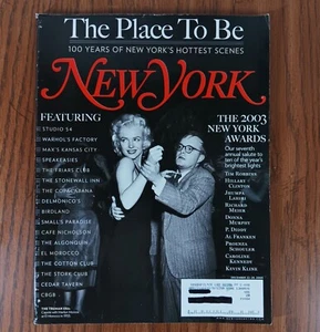 New York Magazine 22.-29. Dezember 2003 Marilyn Monroe New York City NYC Szenen - Bild 1 von 8