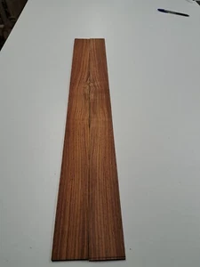 Rosewood Veneer - 12 NATURAL WOOD SHEETS - 750mm x 55mm - Picture 1 of 7