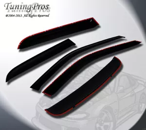 JDM Outside Mount Window Visor Sunroof 5pcs Mercedes-Benz E320 E350 Wagon 03-09 - Picture 1 of 4