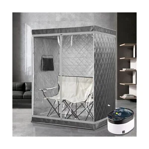 Full Size 2 Person Sauna, Portable Steam Sauna Tent for Home, 1 or 2 Person F... - Picture 1 of 9