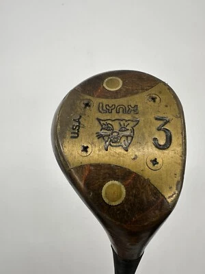 Vintage Lynx USA Fairway Driver 3 Wood RH Steel Regular Flex - Image 1 of 4