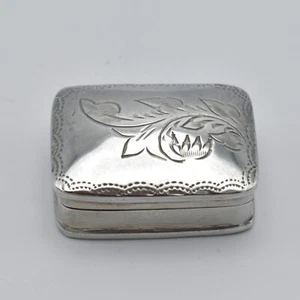 Vintage Sterling Silver Pill Box Pot 1991 - Picture 1 of 5